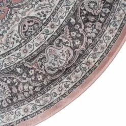 Mattokymppi Oy ROYAL PALACE Viskoosimatto Pyöreä 22 Mattokymppi Oy ROYAL PALACE Viskoosimatto Pyöreä -säilytyshuonekalukauppa Royal palace roosa pyorea kulma