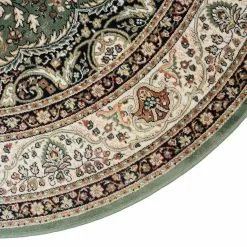 Mattokymppi Oy ROYAL PALACE Viskoosimatto Pyöreä 23 Mattokymppi Oy ROYAL PALACE Viskoosimatto Pyöreä -säilytyshuonekalukauppa Royal palace vihrea pyorea kulma