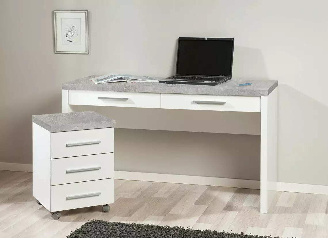 Leo-Matti Ojala Oy SHAPE Työpöytä 130 Cm Laatikoilla 4 Leo-Matti Ojala Oy SHAPE Työpöytä 130 Cm Laatikoilla - Image 2