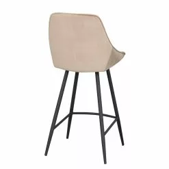 Rowico AB SIERRA Baarituoli Samettiverhoilulla -säilytyshuonekalukauppa Sierra baarituoli beige 3