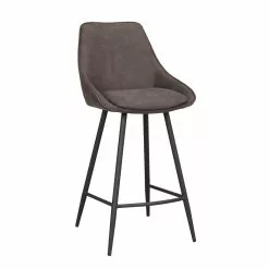 Rowico AB SIERRA Baarituoli Kangasverhoilulla -säilytyshuonekalukauppa Sierra baarituoli tummanharmaa 1