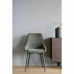 Rowico AB SIERRA Tuoli Kangasverhoilulla -säilytyshuonekalukauppa Sierra tuoli vihrea 110489 Graham senkki miljoo