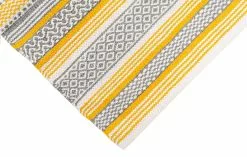 Mattokymppi Oy SUVI Puuvillamatto -säilytyshuonekalukauppa Suvi matto keltainen kulma