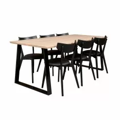 Anttiina Oy SWING/AMI 6 Hengen Ruokailuryhmä Metallijalalla