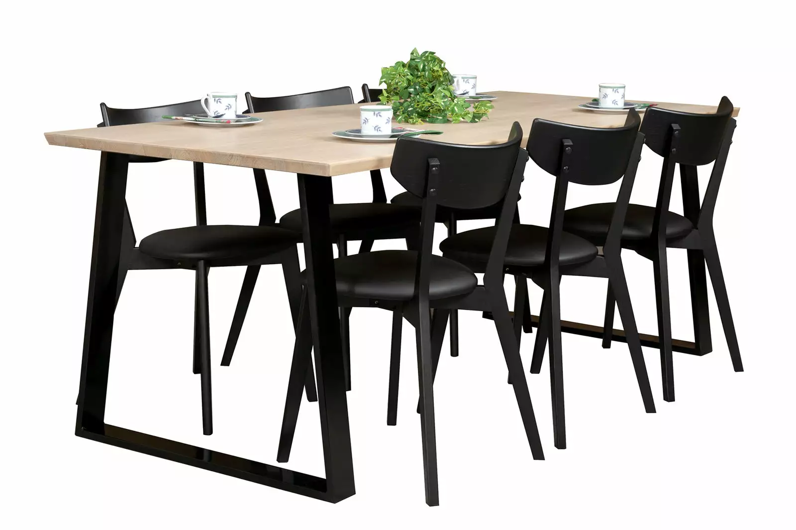 Anttiina Oy SWING/AMI 6 Hengen Ruokailuryhmä Metallijalalla 6 Anttiina Oy SWING/AMI 6 Hengen Ruokailuryhmä Metallijalalla - Image 4