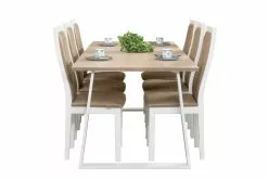 Anttiina Oy SWING/POHJOLA 6 Hengen Ruokailuryhmä 12 Anttiina Oy SWING/POHJOLA 6 Hengen Ruokailuryhmä -säilytyshuonekalukauppa Swing Pohjola rr 1 6 koivu valkoinen 3