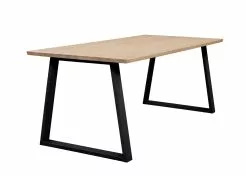 Anttiina Oy SWING Ruokapöytä Puisilla Viistejaloilla -säilytyshuonekalukauppa Swing ruokapoyta puujalalla koivu musta