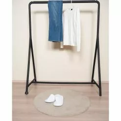 Mattokymppi Oy USVA Nukkamatto Pyöreä -säilytyshuonekalukauppa Usva matto beige fiilis2