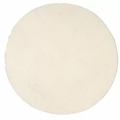 Mattokymppi Oy USVA Nukkamatto Pyöreä -säilytyshuonekalukauppa Usva matto valkoinen