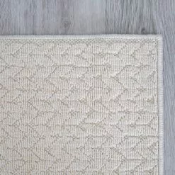 Mattokymppi Oy VALENCIA Sileäksi Kudottu Matto -säilytyshuonekalukauppa Valencia matto valkoinen kulma fiilis