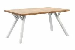 Vilbel Ou VENLA Lankkupöytä Puujaloilla 16 Vilbel Ou VENLA Lankkupöytä Puujaloilla -säilytyshuonekalukauppa Venla poyta 150cm antiikki puujalat valkoinen