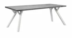 Vilbel Ou VENLA Lankkupöytä Puujaloilla 18 Vilbel Ou VENLA Lankkupöytä Puujaloilla -säilytyshuonekalukauppa Venla poyta 200cm harmaa puujalat valkoinen