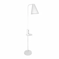 Valaisin Grönlund Oy VIGO USB Lattiavalaisin 160 Cm -säilytyshuonekalukauppa Vigo USB lattiavalaisin valkoinen 2