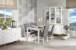 AS Virumaa Metsatööstus VUOKATTI Vitriini 121 Cm 2353/2 Pukkijaloilla -säilytyshuonekalukauppa Vuokatti ruokailu milj