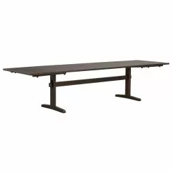 Rowico AB WESTVILLE Ruokapöytä 240 X 95 Cm -säilytyshuonekalukauppa Westville ruokapoyta 240 ruskeatammi 120718 jatkopaloilla