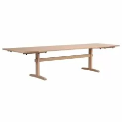 Rowico AB WESTVILLE Ruokapöytä 240 X 95 Cm -säilytyshuonekalukauppa Westville ruokapoyta 240 valkotammi 120716 jatkopaloilla