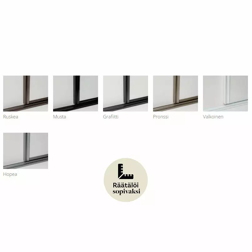 Lakeus Design Oy LAKEUS DESIGN Liukuovikaappi Mittatilauksena 180 X 65 X 250 Cm 8 Lakeus Design Oy LAKEUS DESIGN Liukuovikaappi Mittatilauksena 180 X 65 X 250 Cm - Image 6