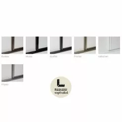 Lakeus Design Oy LAKEUS DESIGN Liukuovikaappi Mittatilauksena 240 X 60 X 250 Cm -säilytyshuonekalukauppa lakeus desing kehysvarit 3 f64b1b7a 321b 4133 b157 21064d48b6ff