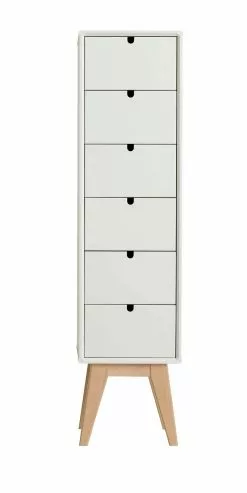 Kiteen Huonekalutehdas Oy. NOTTE Lipasto Korkea -säilytyshuonekalukauppa notte lipasto korkea kapea valk