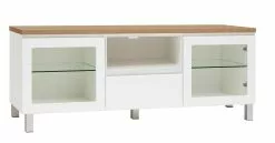 Leo-Matti Ojala Oy VIIVA Tv-taso 137 Cm NO 19 36 Leo-Matti Ojala Oy VIIVA Tv-taso 137 Cm NO 19 -säilytyshuonekalukauppa viiva tv 137 lasiovet avo ltk alumiinijalat tammi