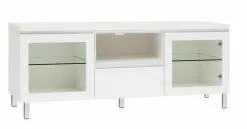 Leo-Matti Ojala Oy VIIVA Tv-taso 137 Cm NO 19 25 Leo-Matti Ojala Oy VIIVA Tv-taso 137 Cm NO 19 -säilytyshuonekalukauppa viiva tv 137 lasiovet avo ltk metallijalat valk