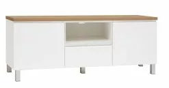 Leo-Matti Ojala Oy VIIVA Tv-taso 137 Cm NO 18 -säilytyshuonekalukauppa viiva tv 137 puuovet avo ltk alumiinijalat tammi