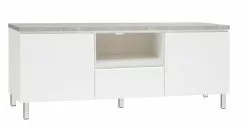 Leo-Matti Ojala Oy VIIVA Tv-taso 137 Cm NO 18 -säilytyshuonekalukauppa viiva tv 137 puuovet avo ltk metallijalat harmaa