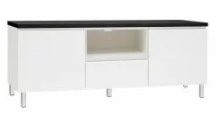 Leo-Matti Ojala Oy VIIVA Tv-taso 137 Cm NO 18 -säilytyshuonekalukauppa viiva tv 137 puuovet avo ltk metallijalat musta