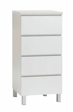 Leo-Matti Ojala Oy VIIVA Lipasto 46 Cm Korkea -säilytyshuonekalukauppa viiva lipasto kapea 4ltk alumiinijalat saarni web