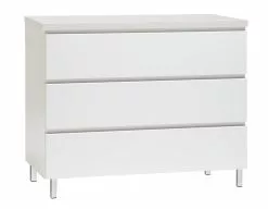 Leo-Matti Ojala Oy VIIVA Lipasto 92 Cm Matala -säilytyshuonekalukauppa viiva lipasto levea 3ltk metallijalat saarni