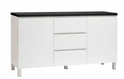 Leo-Matti Ojala Oy VIIVA Senkki 137 Cm Matala -säilytyshuonekalukauppa viiva senkki 2 3 alumiinijalat musta