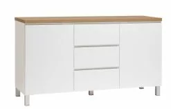 Leo-Matti Ojala Oy VIIVA Senkki 137 Cm Matala -säilytyshuonekalukauppa viiva senkki 2 3 alumiinijalat tammi