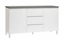 Leo-Matti Ojala Oy VIIVA Senkki 137 Cm Matala -säilytyshuonekalukauppa viiva senkki 2 3 metallijalat antrasiitti