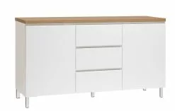 Leo-Matti Ojala Oy VIIVA Senkki 137 Cm Matala -säilytyshuonekalukauppa viiva senkki 2 3 metallijalat tammi