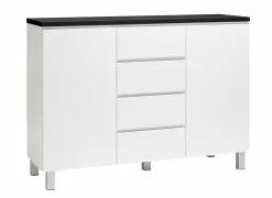 Leo-Matti Ojala Oy VIIVA Senkki 137 Cm Korkea -säilytyshuonekalukauppa viiva senkki 2 4 alumiinijalat musta