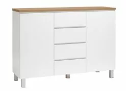 Leo-Matti Ojala Oy VIIVA Senkki 137 Cm Korkea -säilytyshuonekalukauppa viiva senkki 2 4 alumiinijalat tammi